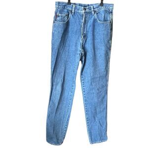 Vintage Bugle Boy size 32L high rise jeans.